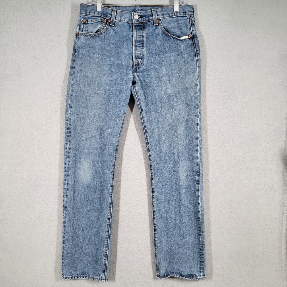 Levi's Light Blue Straight Leg Jeans
